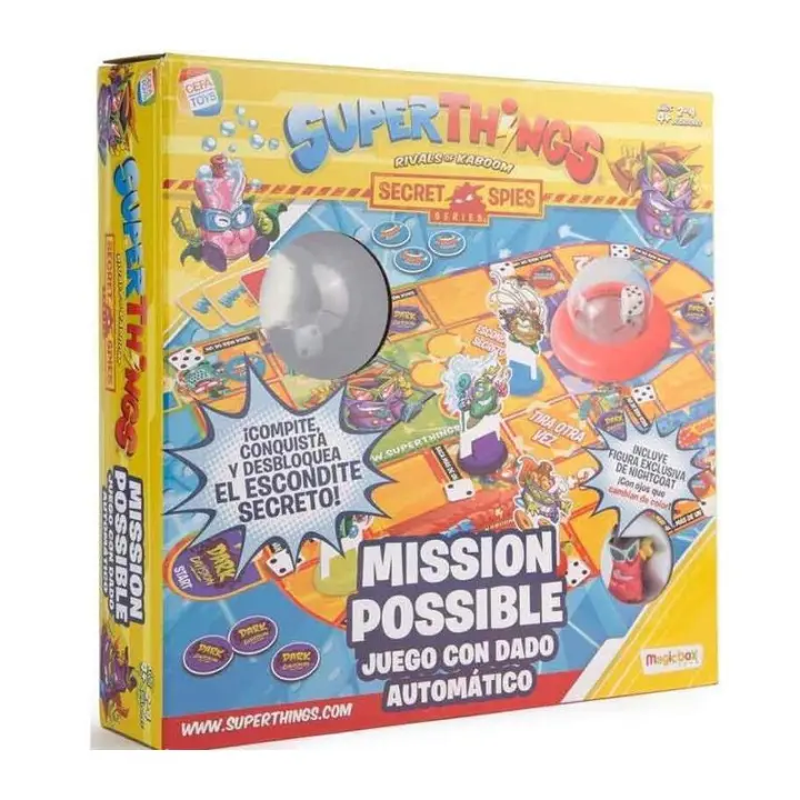 Cefa Superthings Juego Mission Possible - Desbloquea The Secret Hideout - Ultra-Rare Nightcoat - 1