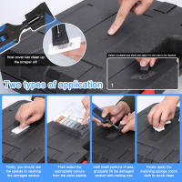 Juego De Herramientas De Reparación DIY Para Vinilo PVC Plásticos Eliminación De Rasguños Y Agujeros Con 11 Barras De Cera - details 8