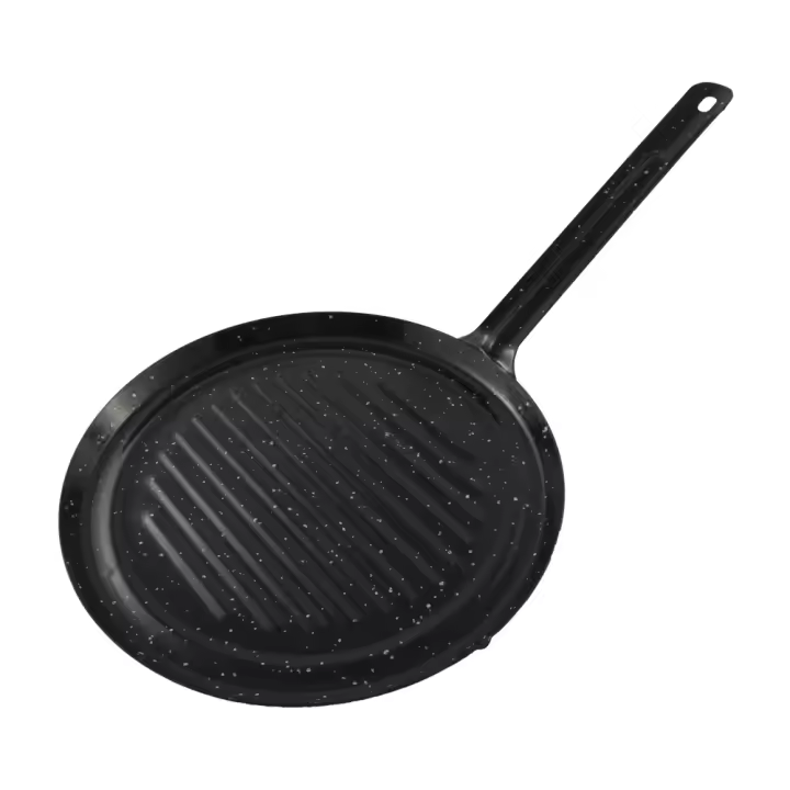 Asador Grill Esmalte 22 Cm Wurko - Negro - 1