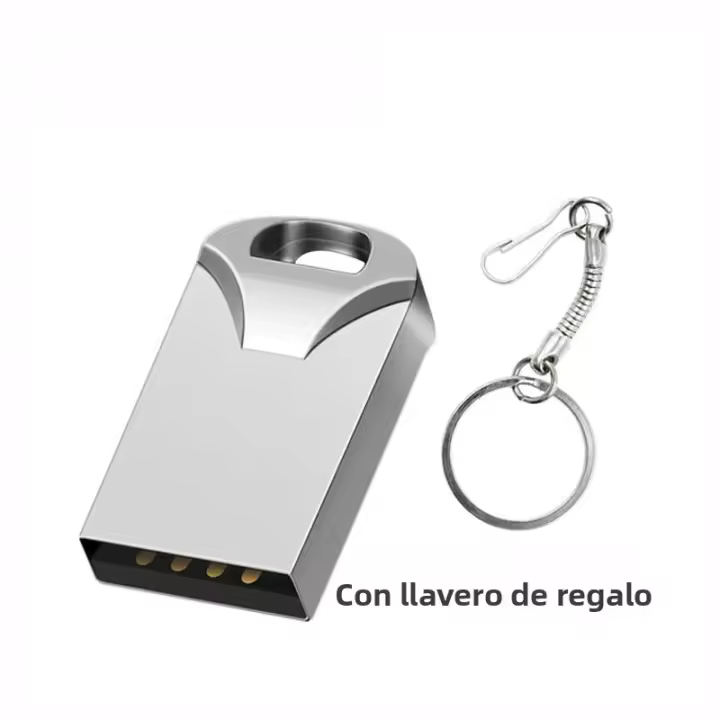 Mini USB Flash Drive De Metal USB 2.0 Pendrive 8GB 16GB 32GB 64GB 128GB 256GB Memoria Stick USB Disquete De Memoria - 1