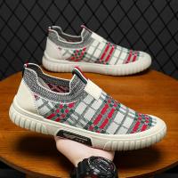 Zapatos Casuales Para Hombre Suela De Goma Transpirables Malla Zapatos Slip-on Deportivos Con Tela round Toe Verano - details 20