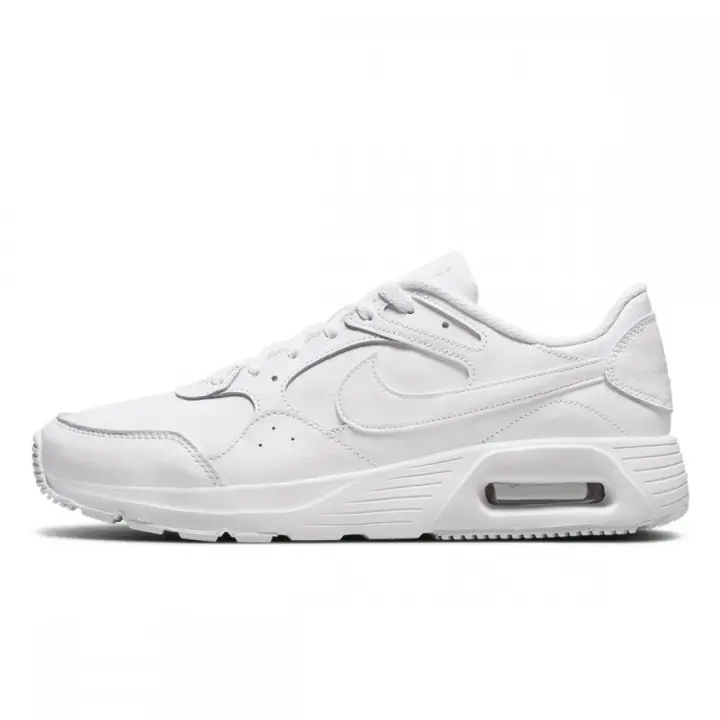 NIKE AIR MAX SC LEATHER DH9636 101 WHITE/WHITE-WHITE SNEAKERS CLASICOS HOMBRE CON AIRE VISIBLE - 1