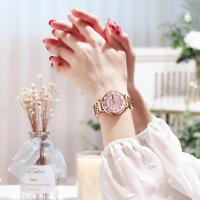 Reloj De Mujer POEDAGAR Elegante Y Lujo Resistente Al Agua Con Luminiscencia Fecha Día De La Semana Moda Acero Inoxidable Cuarzo Reloj De Pulsera Para Mujer - details 8