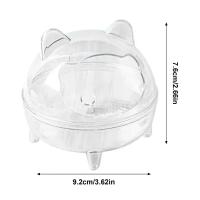 Baño De Hamster Transparente Y Antidesbordante Para Chinchilla Y Otros Pequeños Roedores Caja De Baño Para Gerbils Con Vista Total - details 7