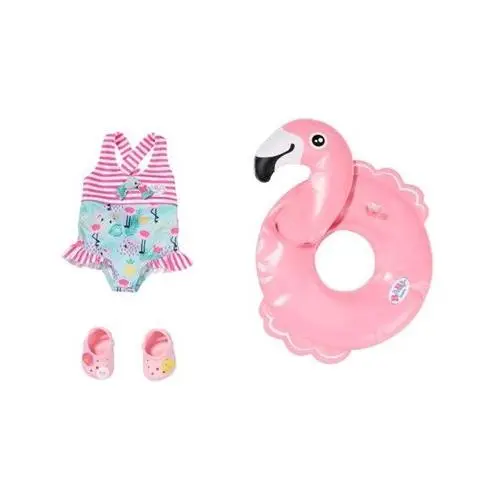 Zapf Baby Born - Set de Vacaciones de Verano Flamenco para Muñeca - 1