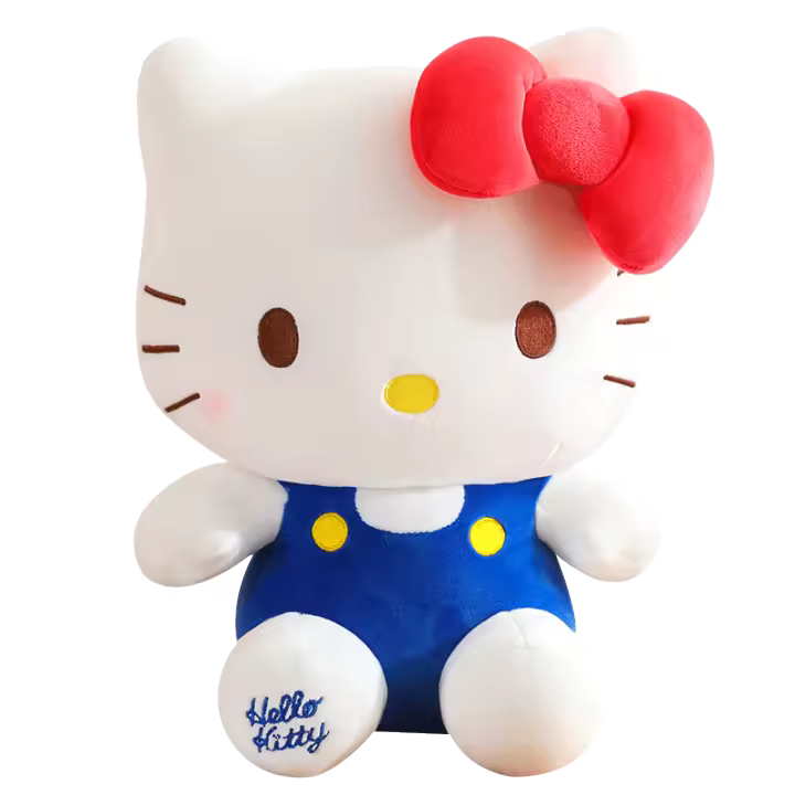 Muñeca De Peluche Sanrio Hello Kitty Anime Suave Almohada Regalo De Cumpleaños Para Niñas Muñeco De Hello Kitty Kawaii De Plushier - 1