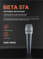 Micrófono De Batería BETA 56A 52A 57A Para Instrumentos Musicales Y Grabación En Directo Para Bandas DJ Y Escenarios - details 20