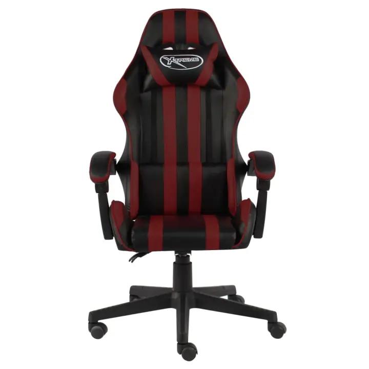 Silla Gaming de cuero sintético Negro y Rojo Tento - 1