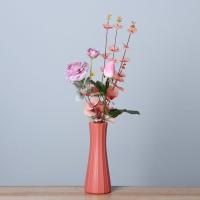 Vaso De Flores Moderno De Plástico Estilo Nórdico Imitación Cerámica Para Decoración Del Hogar Y Sala De Estar - details 9