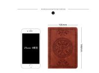 Cuaderno De Notas A6 Estilo Retro De Cuero Artificial PU Mini Portátil Para Escritura Y Contabilidad En La Oficina - details 1