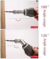 Destornillador Ratchet Multifuncional 8-en-1 Ajustable a 180 Grados Para Mantenimiento Doméstico Mini Con Mango Y Acero De Aluminio Magnético - details 5