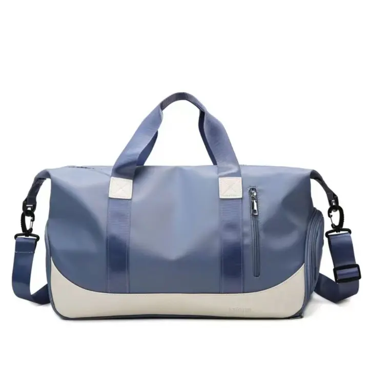 Bolsa de yoga grande de gran capacidad con compartimento para zapatos, bolsa de viaje, perfecta para vacaciones, - 1