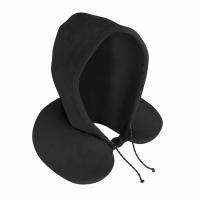 Almohada de Viaje en Forma de U con Capucha – Almohada de Cuello Multifuncional, Compacta y Ligera, Ideal para Usar en Coche, Tren o Avión,Color Aleatorio,Enviado al Azar - details 0