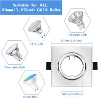 Lámpara De Techo Revestida LED Ajustable Soporte Para Spotlights GU10 O Base MR16 Sin Bulbo Incluido Instalación Auto-Contenida Para Cocina - details 3