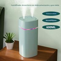 Humidificador de Aire de Escritorio con Luz Ambiental Nocturna, 600ml, Silencioso, pequeño y portátil para Dormitorio, habitación de Bebe, Coche de - details 0