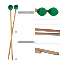 Mazáis De Marimba De Medio Peso Para Xilofono Y Glockenspiel Con Mango De Roble Accesorios Musicales De Instrumentos De Música - details 34