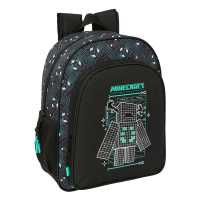 Mochila escolar junior Minecraft "Screen" adaptable a Carro, 32x12x38 cm - MOJANG STUDIOS - details 0