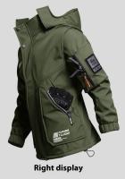 Chaqueta De Algodón Grueso Invierno Para Hombres Y Mujeres Impermeable Y Aislante Conjunto De Dos Piezas Para Actividades Al Aire Libre Y Ciclismo - details 5