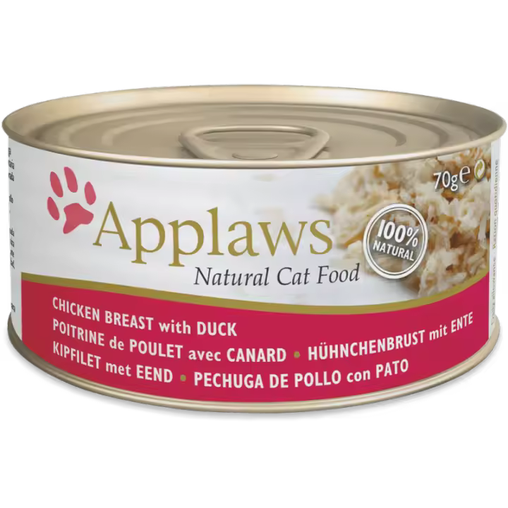 Applaws Lata Gatos 70 Gr Pollo Y Pato 24 X 70 Gr - 1