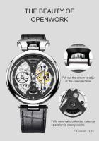 Reloj De Cuarzo LIGE Creativo Para Hombre Resistente Al Agua Y Al Choque Con Correa De Cuero Estilo Casual Fecha Automática Caja Incluida Relogio Masculino - details 4