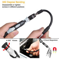 Juego De Destornilladores Multifuncionales 135 En 1 Con Imán Fuerte Herramientas De Mantenimiento Eléctrico Doméstico Portátil Con Mango - details 10