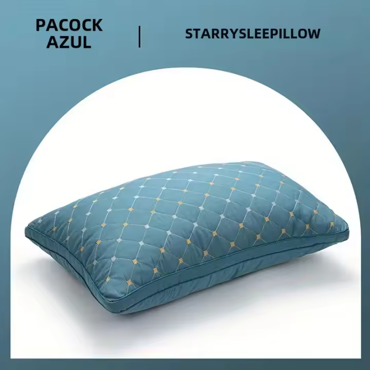 Almohada De Cuello 3D De Poliéster 100% Para Descanso En Habitación Y Hotel Filling De Poliéster Suave Y Transpirable Core De Algodón De Pluma - 1