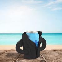 Beer Cooler Beverage Jacket Drink Coolies,Insulated Can Cooler Jacket for 12oz Cans,Beer Gifts for Men Women Beer Lovers (Black) - details 4