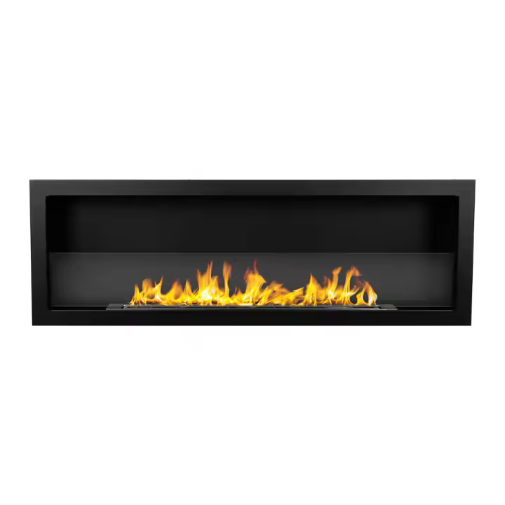 Chimenea de Bioetanol empotrada en la comparación biochimenea 120x40 FUROR 120 - 1