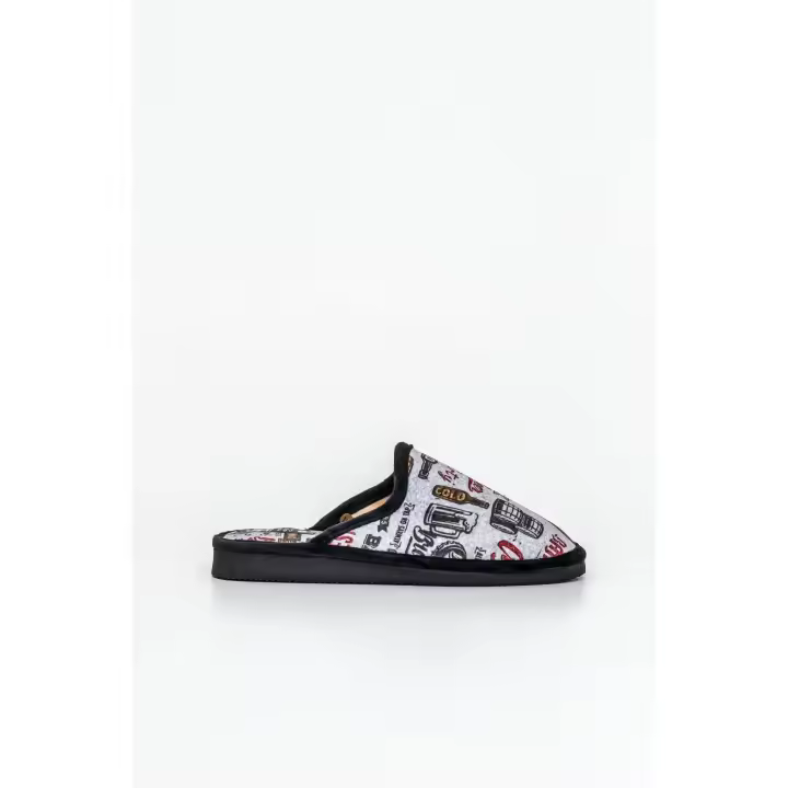 Zapatilla de Casa Detalle Estampado - Javer - 1