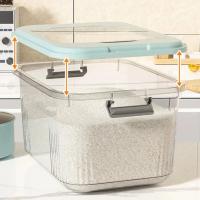 Caja De Almacenamiento De Arroz Grande Dispensador De Granos Jarra De Alimentos Secos Organizador De Cocina Contenedor De Alimentos Para Mascotas - details 12