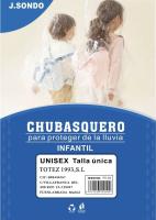 J.S ONDO CHUBASQUERO TRANSPARENTE PAQUETE DE 12PCS COLORES SURTIDO Poncho Impermeable Desechable,INFANTIL - details 0