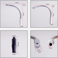 ZTTO Tubo De Cable De V-Brake Para Bicicleta Guía De Cable De Freno Lineal Paquete De 2 Pares Piezas Para MTB Ciclismo - details 7