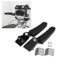 Kit De Asiento Trasero Y Estuche Plegable Para Motocicleta Para Yamaha Con Apoyabrazos ABS Plástico Resistente Color Negro - details 2
