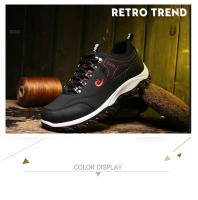 Zapatos De Senderismo Para Hombre Impermeables De Cuero Y PU Resistente Al Desgaste Para Trekking Caminar Caza Tácticos Sneakers De Exterior - details 6