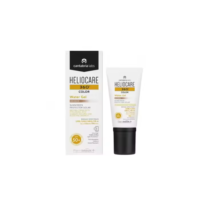 HELIOCARE 360º COLOR WATER GEL PROTECTOR SOLAR SPF 50+ 1 ENVASE 50 ML COLOR BRONZE - 1
