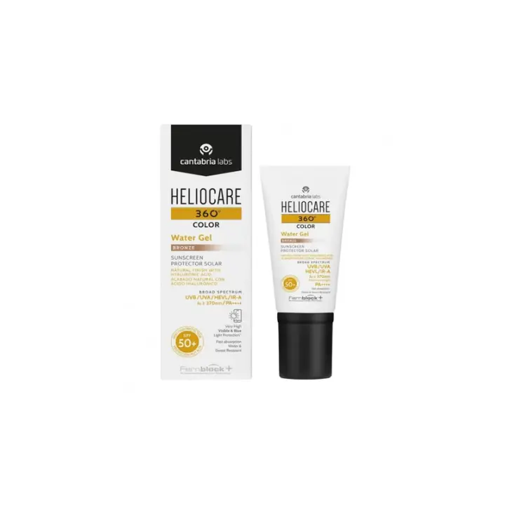HELIOCARE 360º COLOR WATER GEL PROTECTOR SOLAR SPF 50+ 1 ENVASE 50 ML COLOR BRONZE - 1