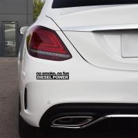 Pegatina De Coche 15.2x3.7CM Sin Fumar Ni Divertirse Con Potencia De Diesel Adorno Para Coches Y Motocicletas Accesorios De Estilo - details 13
