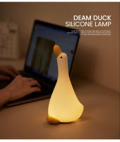 Lámpara Nocturna LED Recargable En Forma De Pato Cartoon Para Mesa De Noche En Dormitorio Y Jardín Cálida Luz De Silicona Suave Regalo De Cumpleaños - details 12