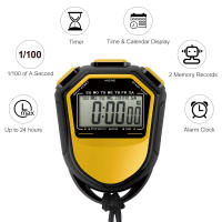 Reloj De Pulsera Digital Impermeable Para Deportes Con Cinta Para Natación Correr Fútbol Entrenamiento Timer Cronógrafo LCD Portátil - details 4