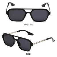 Gafas De Sol Cuadradas Vintage Para Hombres Y Mujeres Protección UV400 Marco Grande Estilo De Los Años 70 Gafas De Verano - details 18