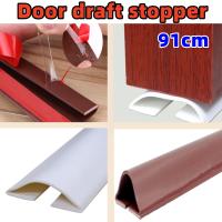 Tira De Sellado De Puerta De Silicona Autoadhesiva Protector De Ranura Acolchado Reducción De Ruido Y Viento Accesorio Doméstico Blanco/Marrón - details 1
