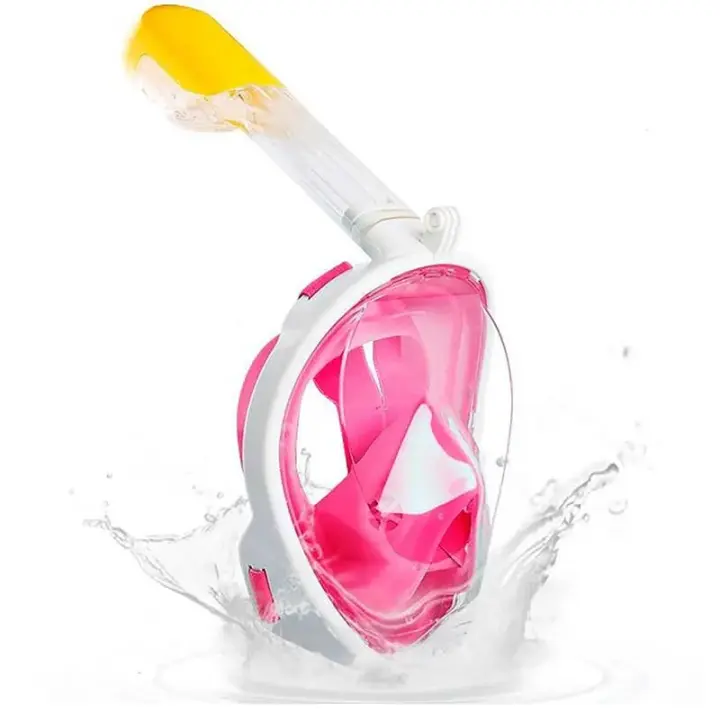 Máscara Snorkel Rosa Gerimport Talla XS - 1