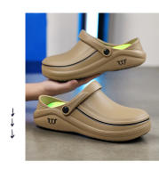 Sandalias Para Hombre Impermeables Antideslizantes Y Resistente Al Aceite Zapatos De Cocina Cómodos Clogs Para Jardín Adecuados Para Trabajar Al Aire Libre Pesca - details 18
