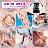 Secador De Uñas LED UV Profesional 280W Con Pantalla Táctil LCD Y 66 Bolas De Luz Tiempo De Secado Ajustable Para Manicura Y Gel De Pólo En Salón - details 4