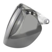 Visera De Motorbike Helmet Lente De Burbuja Antifog Y Anti-UV Con 3 Snap Para Protección Contra El Viento Accesorio De Motocicleta - details 7