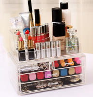 🔥 Organizador Modular Transparente con Espejo ✨ - Caja Multiusos para Cosméticos, Joyas y Oficina (Acrílico PS, Cajones Apilables) - ¡Envío Express desde Madrid! - details 6