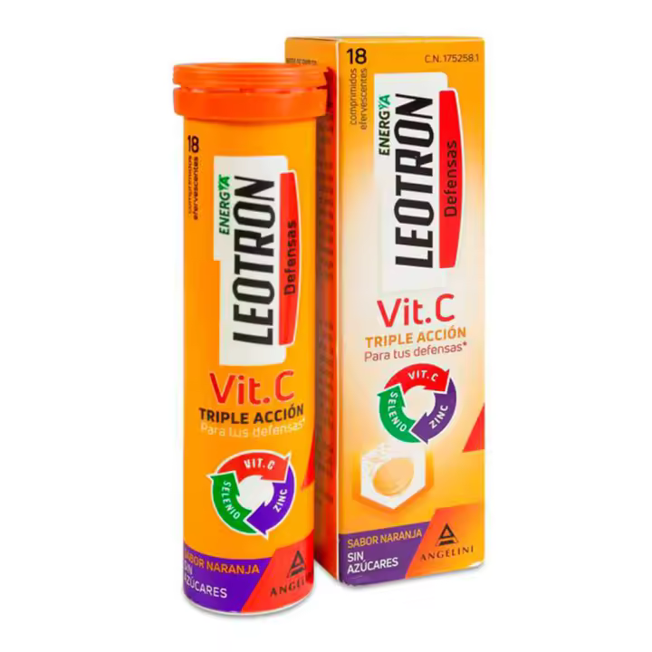 Leotron Vitamina C 18 Comprimidos Efervescentes - 1