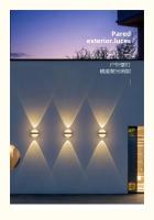 Lámpara De Pared Exterior Impermeable IP65 Moderna Para Jardín Y Pasillo Interiores Luz LED Duradera Instalación Sencilla - details 0