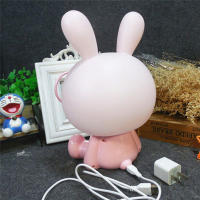 Lámpara De Noche LED Táctil Para Niños Con Diseño De Conejo Cartoon Luz De Mesa Para Habitación Infantil Decoración De Navidad Regalo Para Niños - details 3