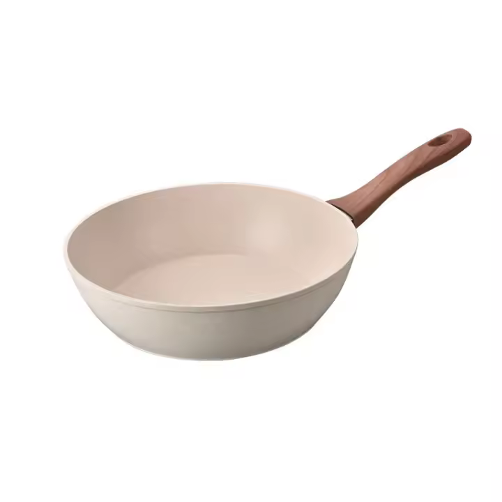 Sartén Antiadherente Para Estofado Y Panqueques Apto Para Inducción Y Fogón De Gas Cocina Ecológica De Acero Inoxidable 28cm - 1